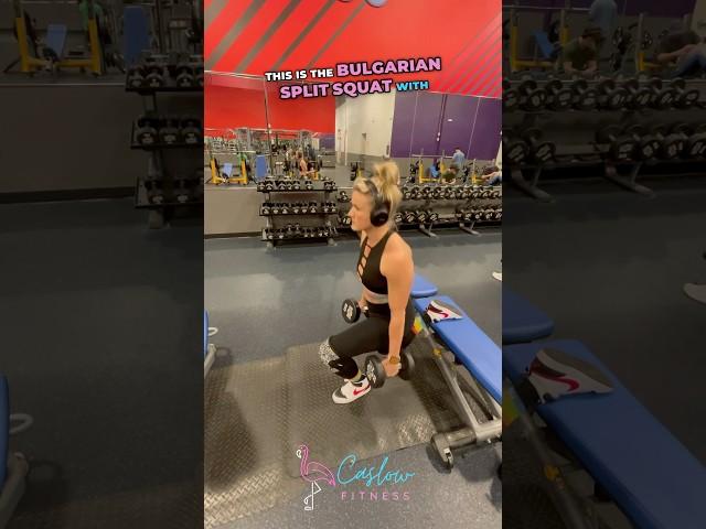 Quad-Focus Bulgarian Split Squat #BulgarianSplitSquat #QuadFocus #LegWorkout #wellnesscoach #virtual