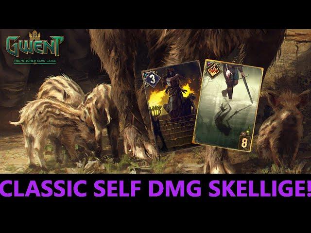 Self DMG Skellige With A Surprise Finisher Of Mega Points! | GWENT