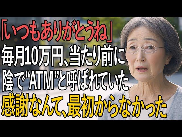 「“感謝してるよ”の裏で…毎月10万円送っていた私が“家族のATM”と呼ばれていた現実」