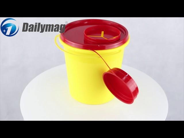 How to use Dailymag DMS-R1.5  1.5L medical sharps container