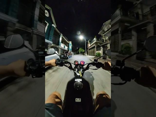 Night ride with TMX125 Scrambler build #youtubeshorts #shorts #honda #tmx125 #motorcycle #motovlog