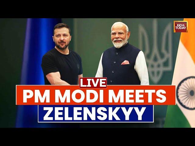 PM Modi's Meeting With Ukrainian President Zelensky LIVE | PM Modi In Ukraine | India Today