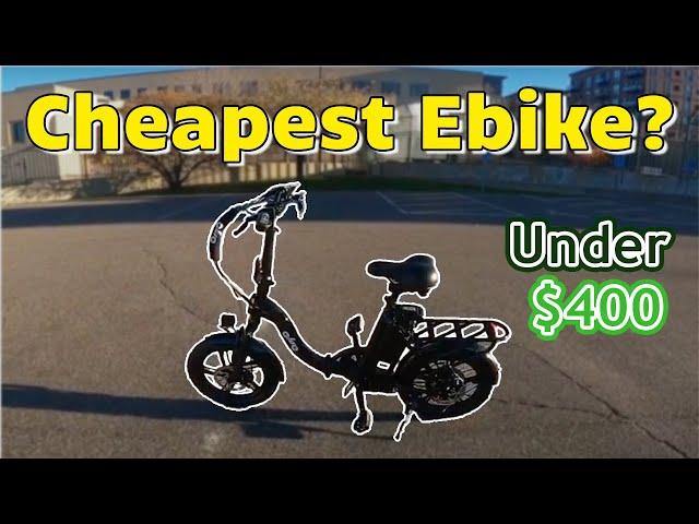 The Cheapest Ebike On Amazon? - QLife Folding Ebike Review