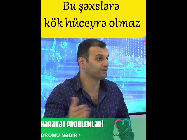 Kimlərə KÖK HÜCEYRƏ olmaz? - Uzman həkimdın vacib açıqlama