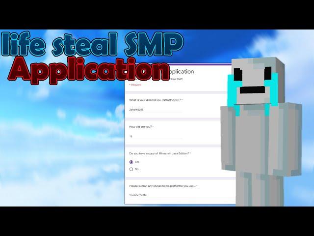 My Lifesteal SMP Application