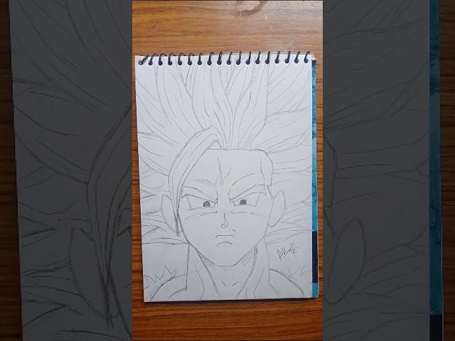 How to draw SS Gohan #drawing #art #dbz #animeart #tutorial #sketch