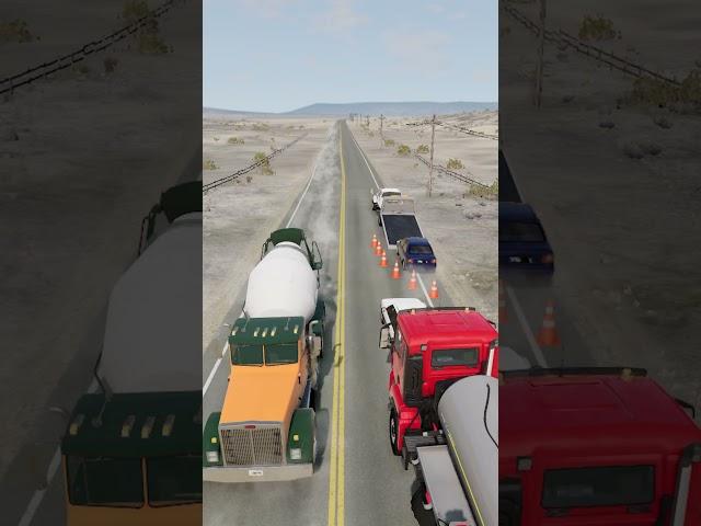 Realistic Highway Car Crash #91 - BeamNG.Drive