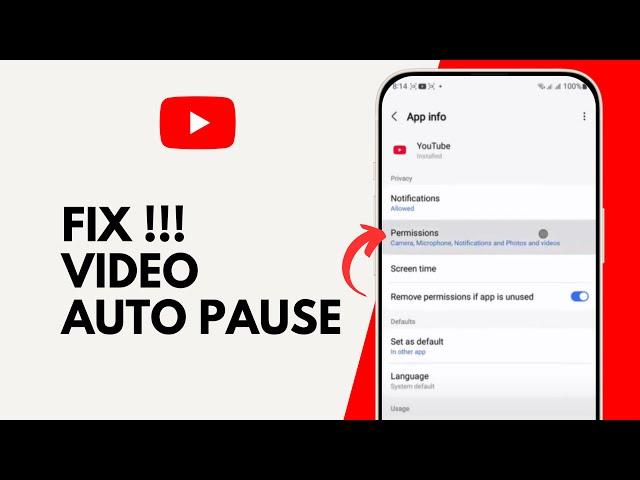 How to Fix Youtube Video Automatic Pause Problem