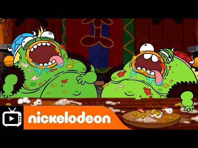 Table Manners Training With Oonski!  | Breadwinners | Nickelodeon UK