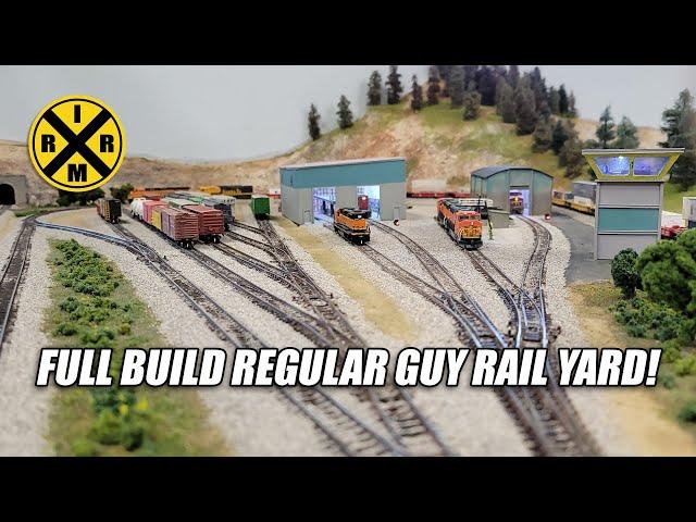 110: Building My AWESOME Rail Yard Beginning To End!