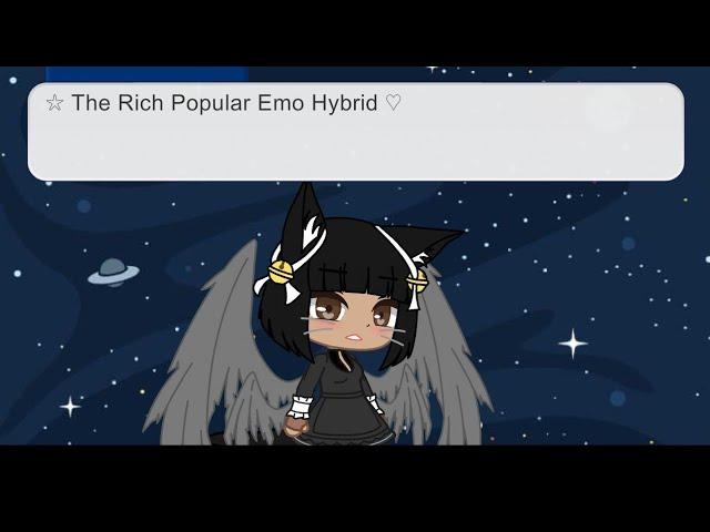  The Rich Popular Emo Hybrid  || Gacha Club || Gcmm