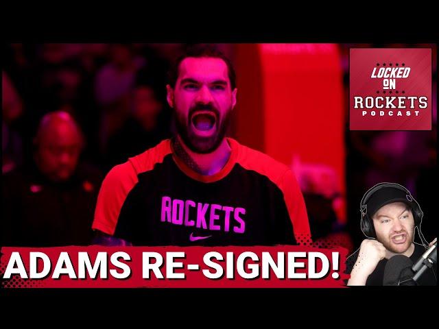 Rockets RE-SIGN Steven Adams, Houston Center Duo LOCKED IN | Jabari Smith Jr. EVOLVING This Summer?