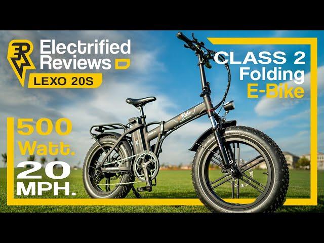 LEXO 20s review: NIMBLE FAT TIRE folding electric bike, BIG battery upgrade