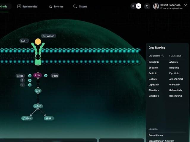 UX Design Inspiration: Qgen Health Lab Cancer Treatment Tool by George Railean