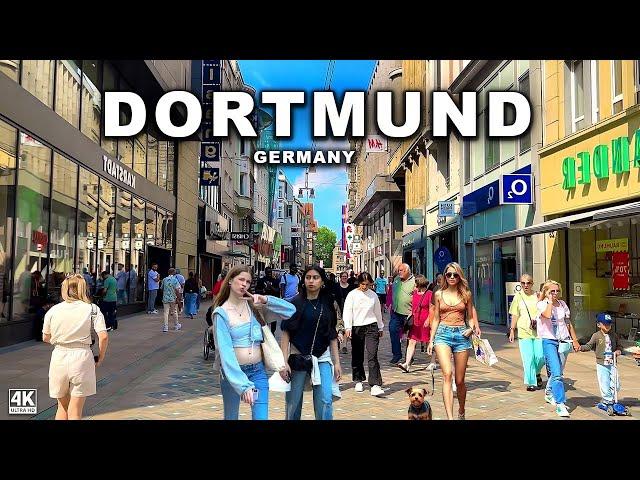 Dortmund, Germany Walking Tour in 4k | Exploring the City Centre