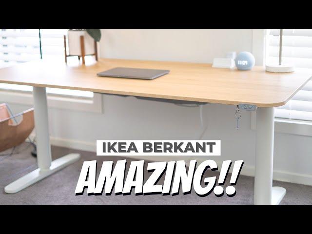 IKEA STANDING DESK (BERKANT) - FULL REVIEW 2024