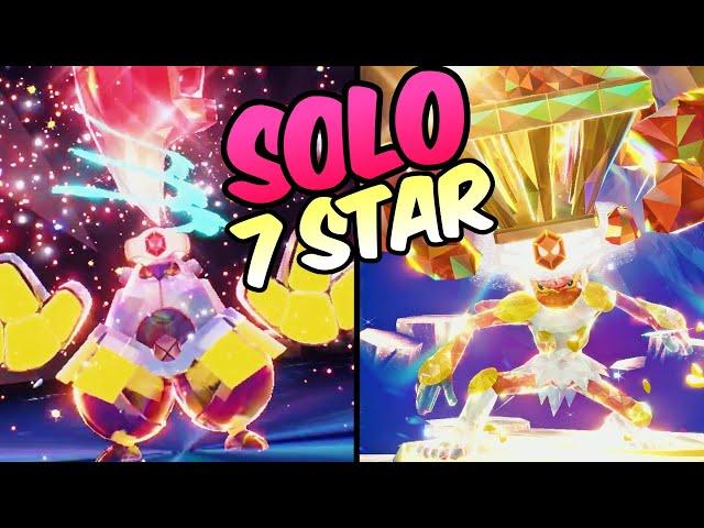 SOLO 7 Star Infernape Tera Raids in Pokemon Scarlet Violet