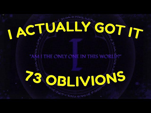 I GOT OBLIVION AFTER USING 73 OBLIVION POTIONS | Sols RNG
