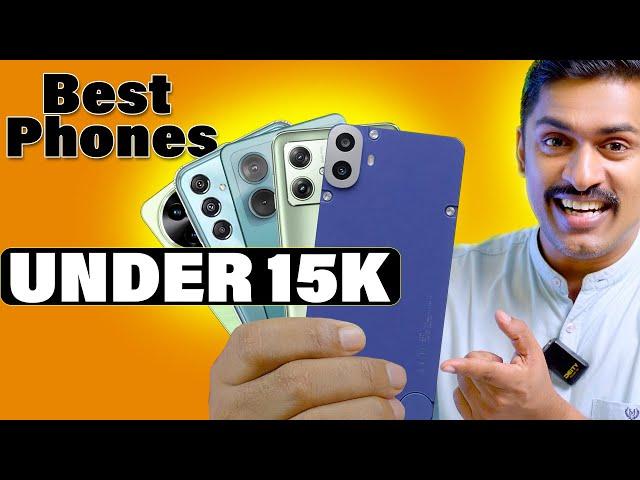 RS.15000 രൂപയ്ക്ക് താഴെ ഉള്ള മികച്ച 5 ഫോണുകൾ Best Phones under 15000 Malayalam #collab