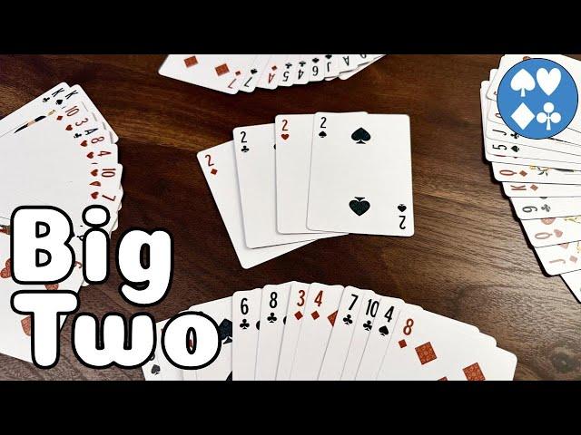 How to Play Big Two: my FAVORITE hand shedding card game!