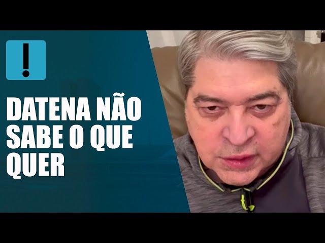 Datena diz que vai desistir de candidatura, mas recua horas depois