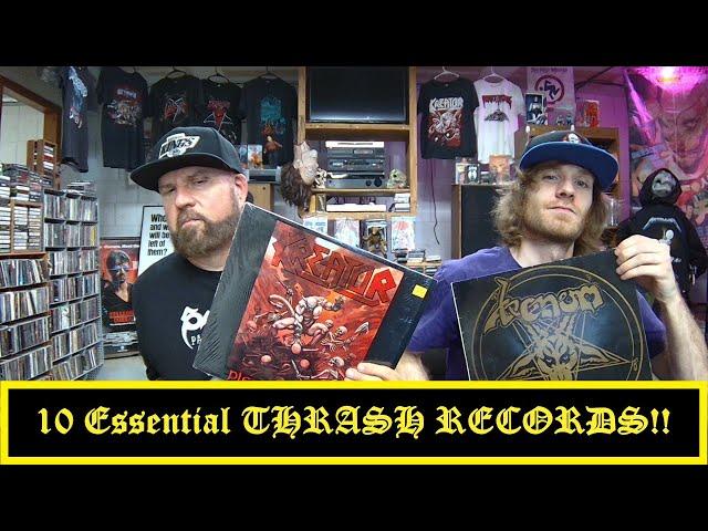 10 ESSENTIAL THRASH RECORDS - PLUS A TOP 4 BIG 4 RANKING!! FEAT SEKTOR!  OG PRESS VINYL AND MORE!