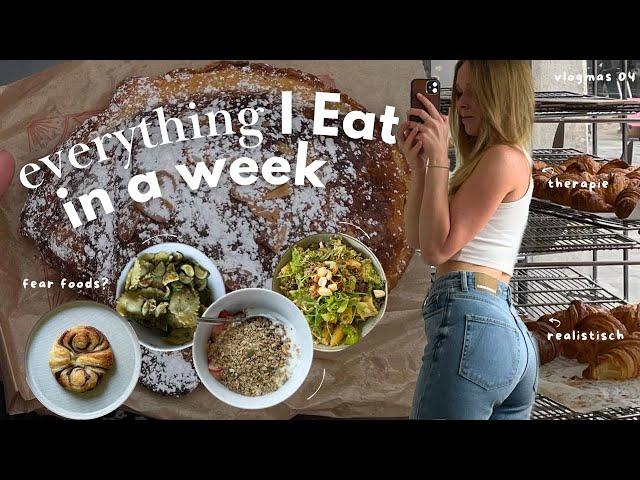 Realistisches FOOD DIARY vor Weihnachten I What I eat in a week I Gesundheit ist das Wichtigste️‍🩹