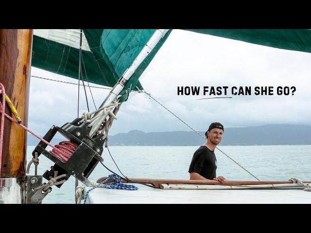 How FAST can we get our rebuilt 50-ton wooden boat to SAIL? — Sailing Yabá 224