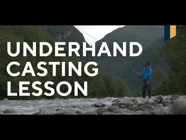 Fly Fishing Lesson - How to Underhand Cast