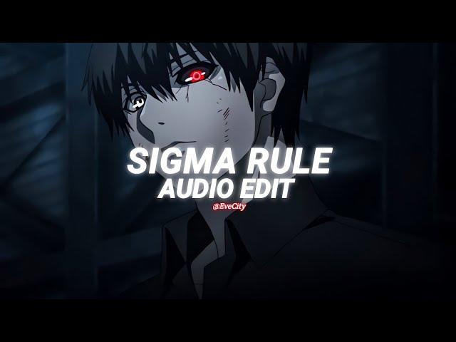 sigma rule - dior [edit audio]