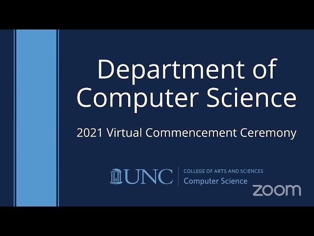 UNC Department of Computer Science Graduation Ceremony