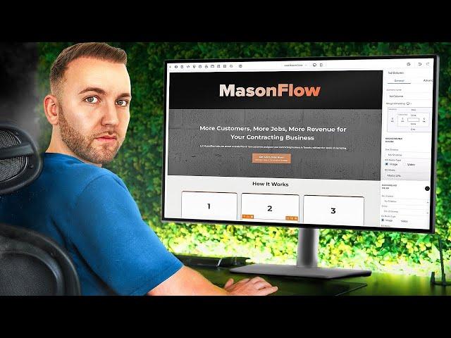 Live SMMA Lead Generation & Building a Website From Scratch - Masonflow Ep.2