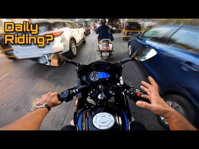 2023 Bajaj Pulsar 220F - Traffic Test - For daily use?