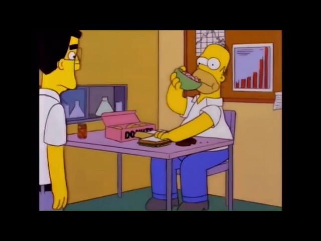 Homer eats more like a duck - 4 May 1997 - S08E23