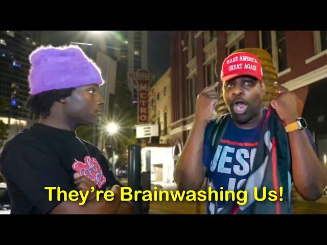 Trump Supporter Gets Popped After Ranting About the Election..