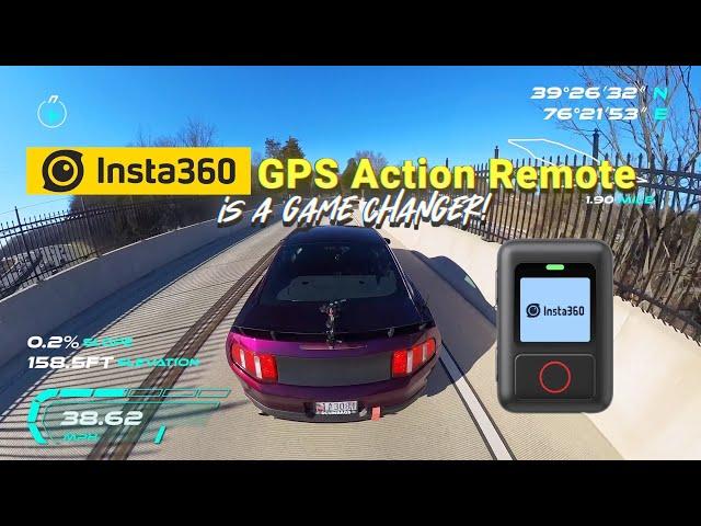 The Insta 360 GPS Action Remote is a Game Changer!