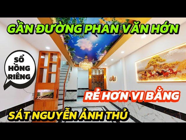 Nhà hóc môn SHR rẻ hơn vì bằng gần Nguyễn Ảnh Thủ và phan Văn hớn #nhahocmon #nhadathocmon