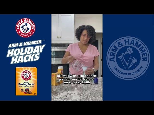 Arm & Hammer Baking Soda Holiday Hack | Bathroom Air Freshener