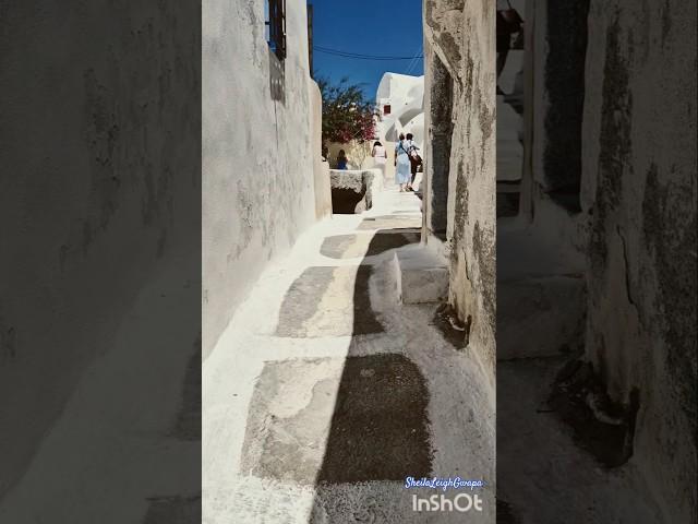 Tradition Village with tiny Houses  #Santorini #Greece #Travel #Holiday #Adventures #shorts