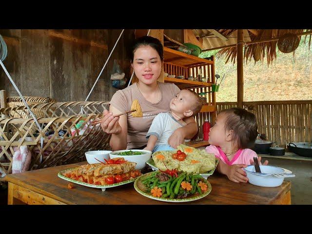 Harvest Season: Harvest Corn & Processing it to make Corn Cakes for children to eat | Fun every day