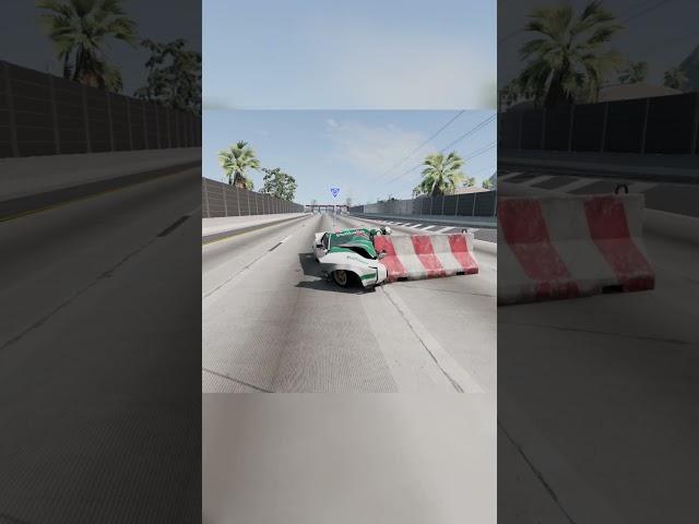 Rally car Vs barrier #shorts #cool