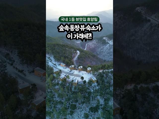 이 가격에 이런 뷰가?! 대한민국 1등 휴양림 #국내여행지추천