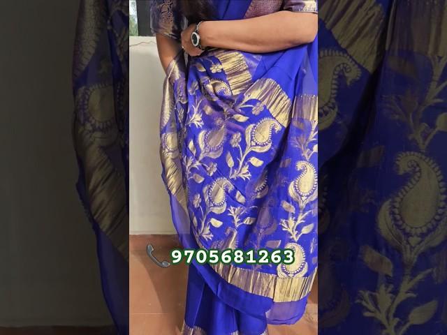 #pure chiffon#online sarees#anikha sarees#price 3500#9705681263