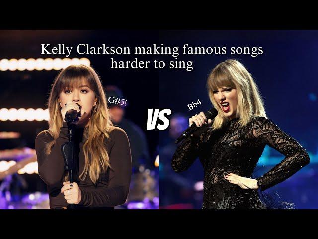 Kelly Clarkson making famous songs harder to sing (D5 - C#6 | Part 1)