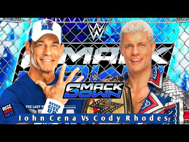 Steel Cage - John Cena Vs Cody Rhodes Full Match | WWE Championship Match | WWE SmackDown Highlights