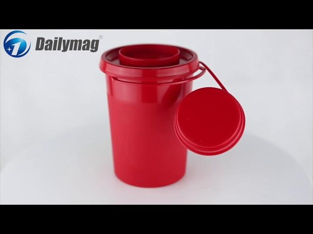 How to use Dailymag DMS-R1 1L medical sharps container