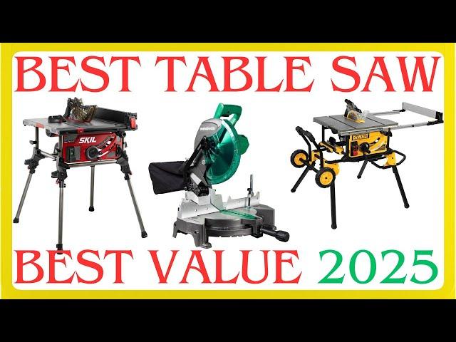 Best Table Saw 2025 ️ | Top Picks for Precision & Power – Metabo HPT, DEWALT, SKIL & More!