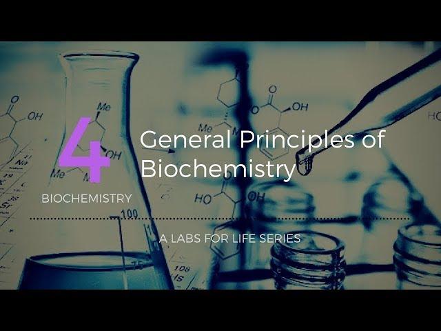 General principles of Biochemistry