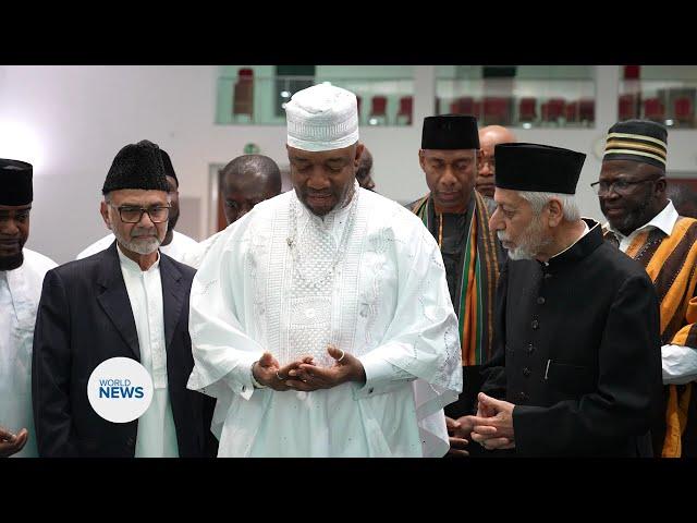 Ghana’s King Tackie Teiko Tsuru II Visits UK’s Largest Mosque