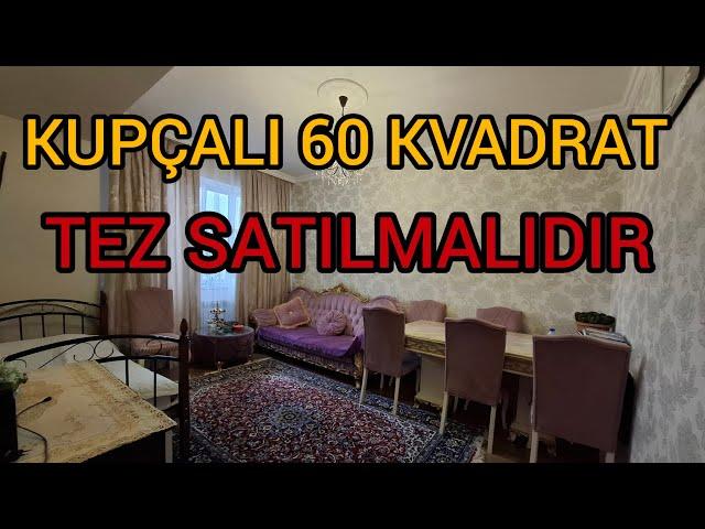 MƏQSƏD TEZ SATMAQDIR️KUPÇALI 60 KVADRAT YAŞAYIŞLI EV️                           #mulkevalqısatqısı